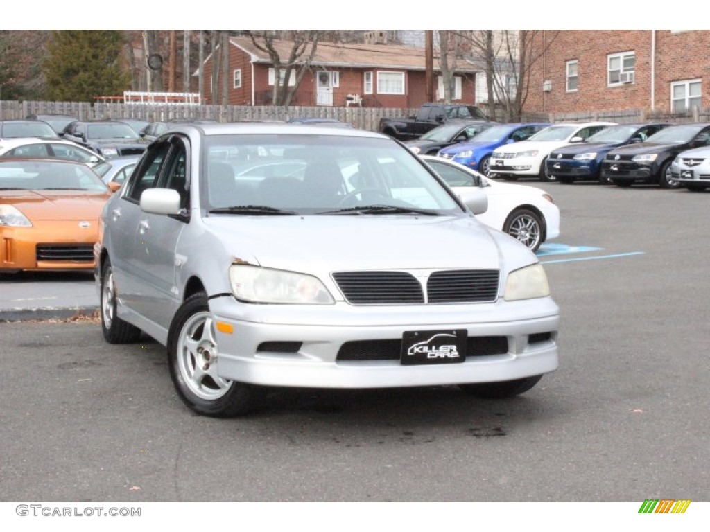 2002 Lancer OZ Rally - Munich Silver Metallic / Black photo #1