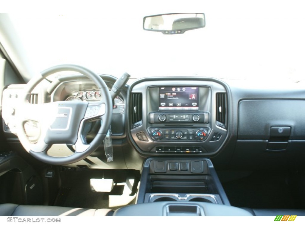 2014 Sierra 1500 SLT Crew Cab 4x4 - Quicksilver Metallic / Jet Black photo #26