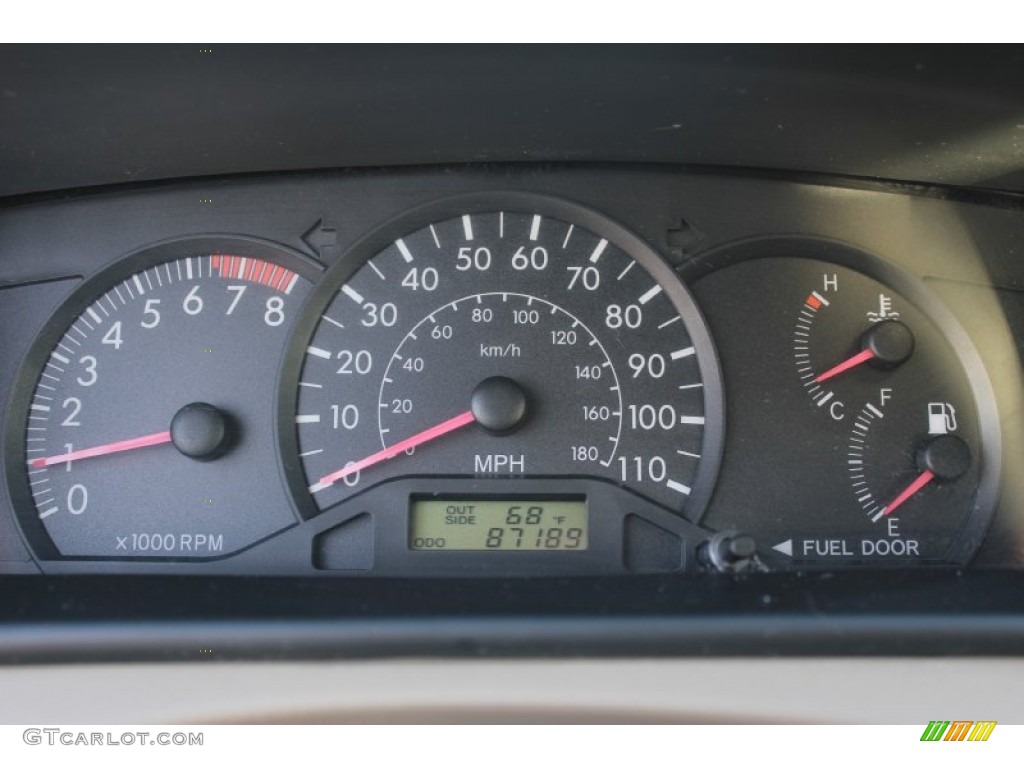 2007 Toyota Corolla CE Gauges Photo #99986988