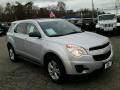 2010 Silver Ice Metallic Chevrolet Equinox LS  photo #3