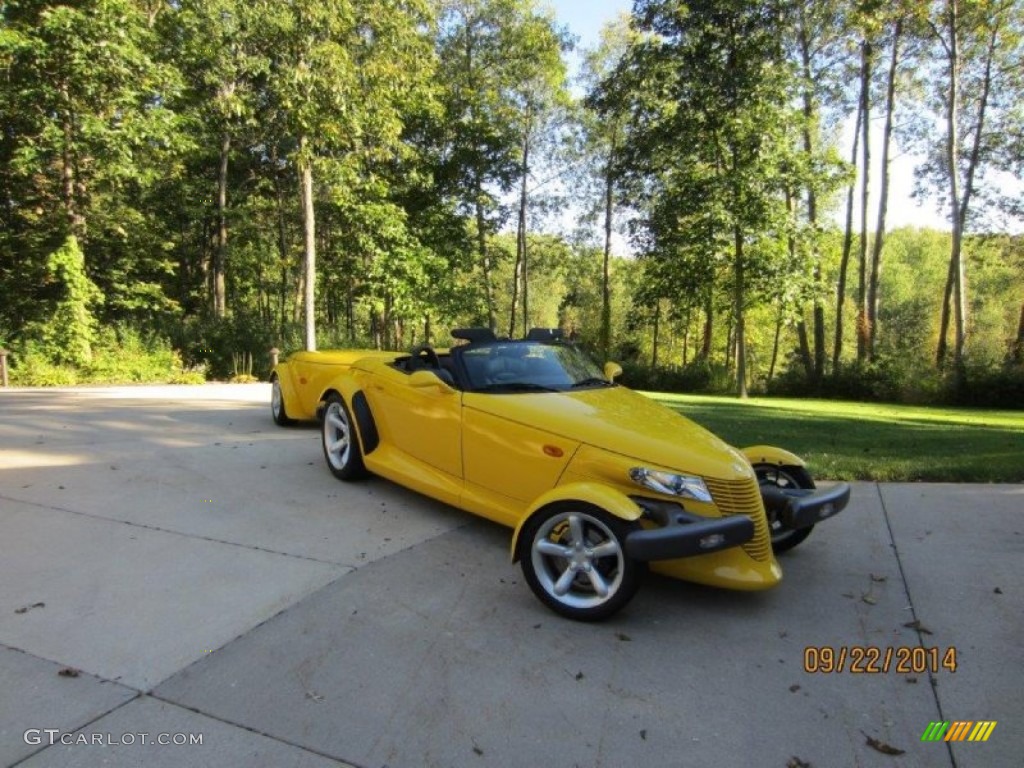 1999 Prowler Roadster - Prowler Yellow / Agate photo #4