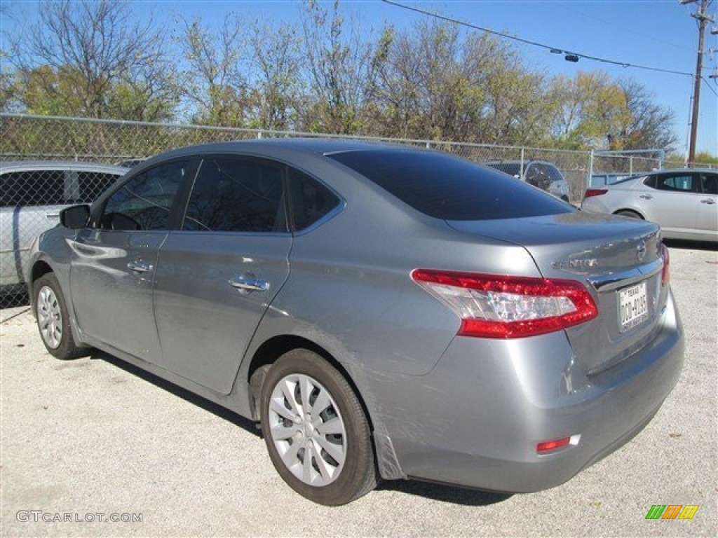 2014 Sentra S - Brilliant Silver / Charcoal photo #5