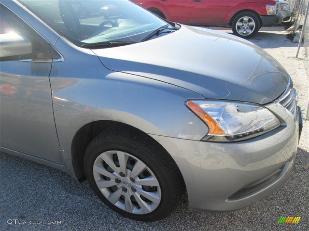 2014 Sentra S - Brilliant Silver / Charcoal photo #9