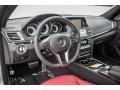 Red/Black 2015 Mercedes-Benz E 400 Cabriolet Dashboard