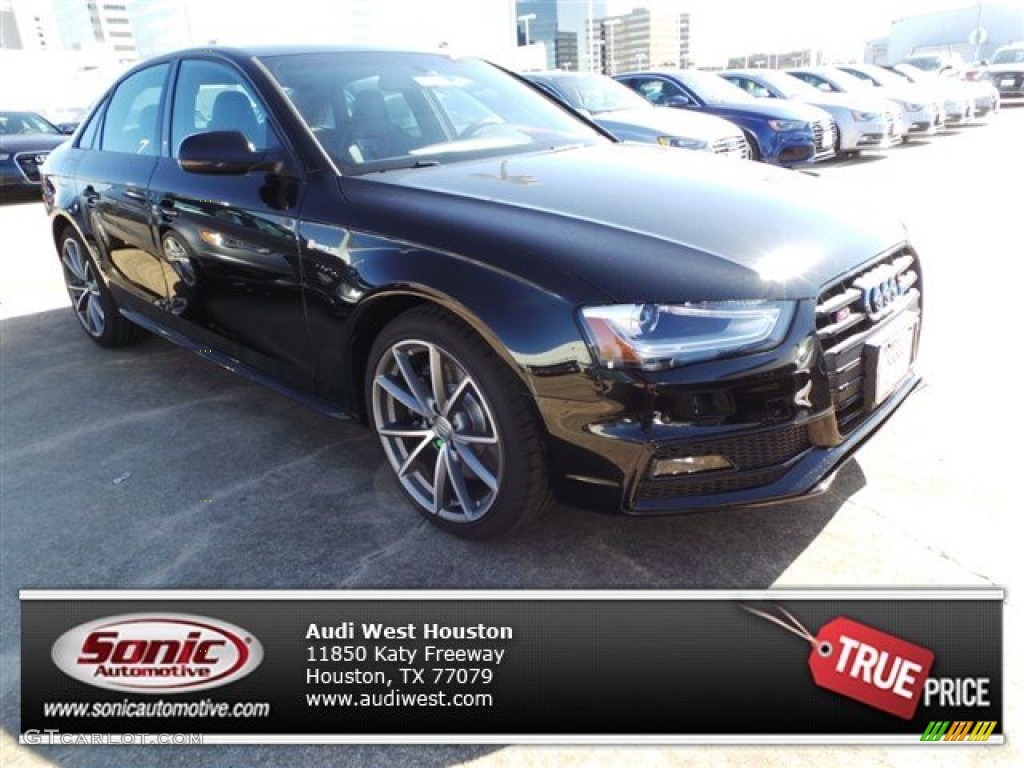 2015 S4 Premium Plus 3.0 TFSI quattro - Mythos Black Metallic / Black photo #1