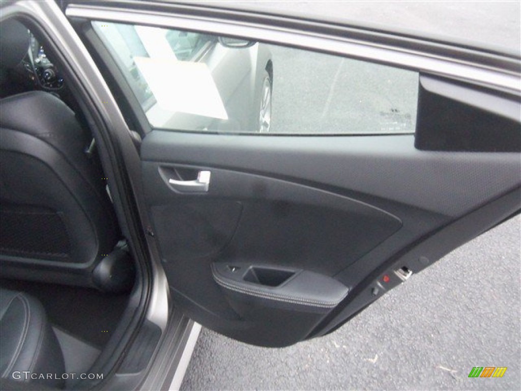 2015 Veloster Turbo - Matte Gray / Black photo #8