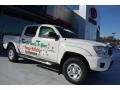 Super White 2015 Toyota Tacoma PreRunner Double Cab