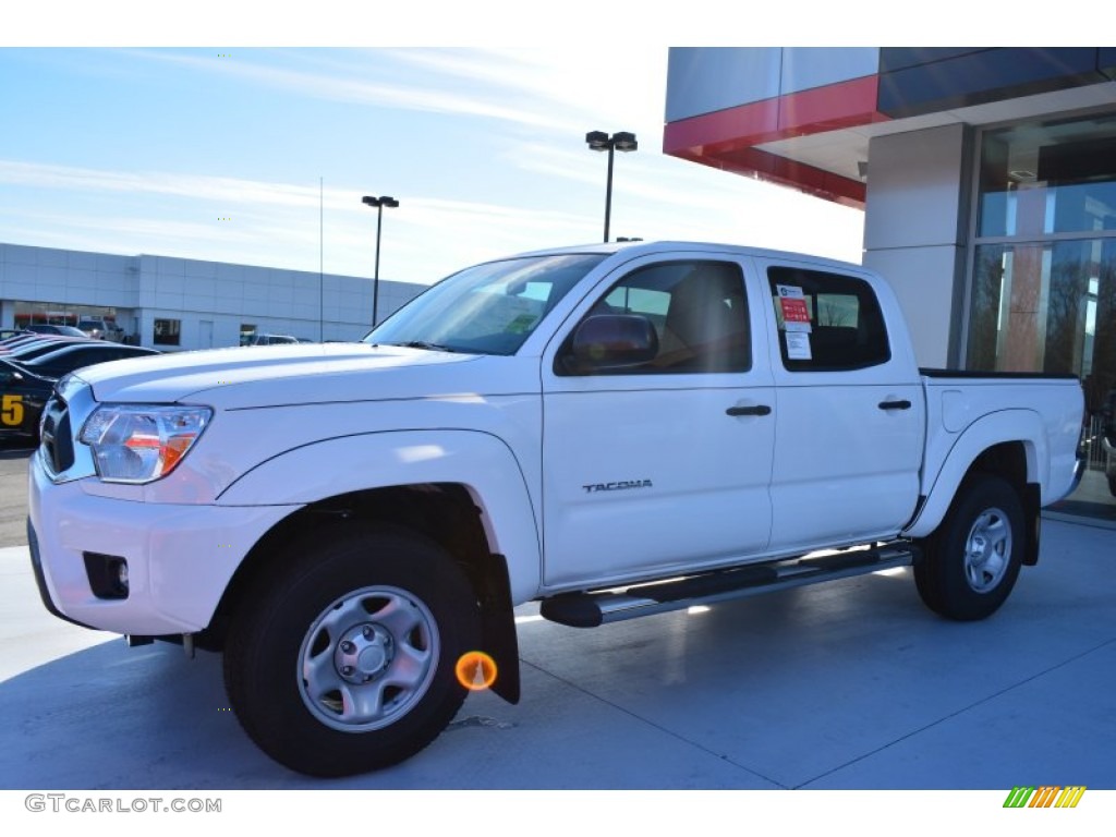 Super White Toyota Tacoma