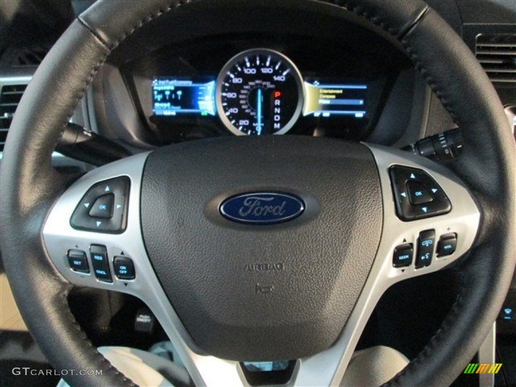 2015 Explorer XLT - White Platinum / Medium Light Stone photo #23
