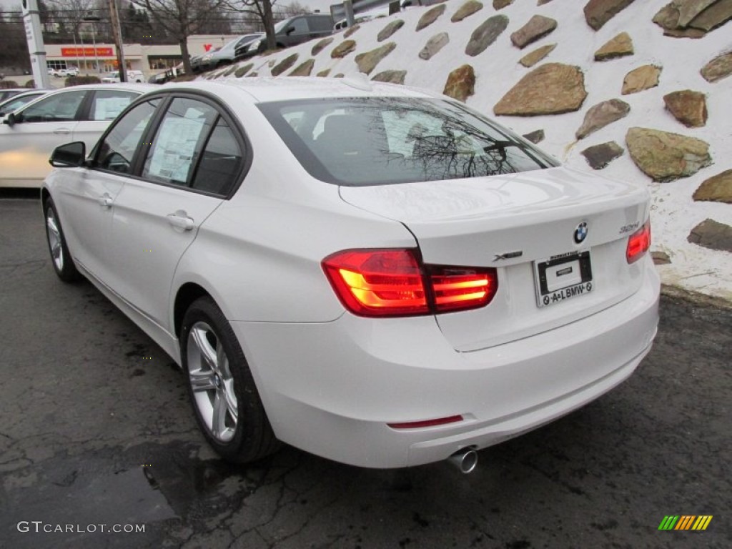 2015 3 Series 320i xDrive Sedan - Alpine White / Black photo #5