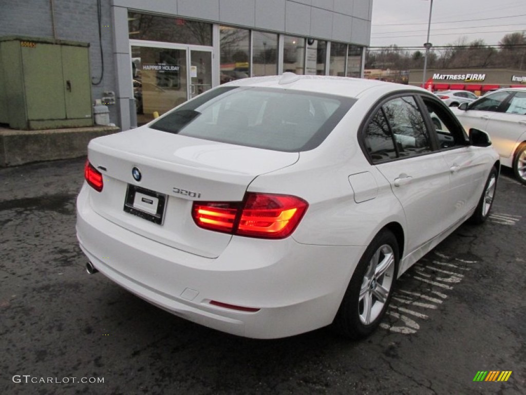 2015 3 Series 320i xDrive Sedan - Alpine White / Black photo #7