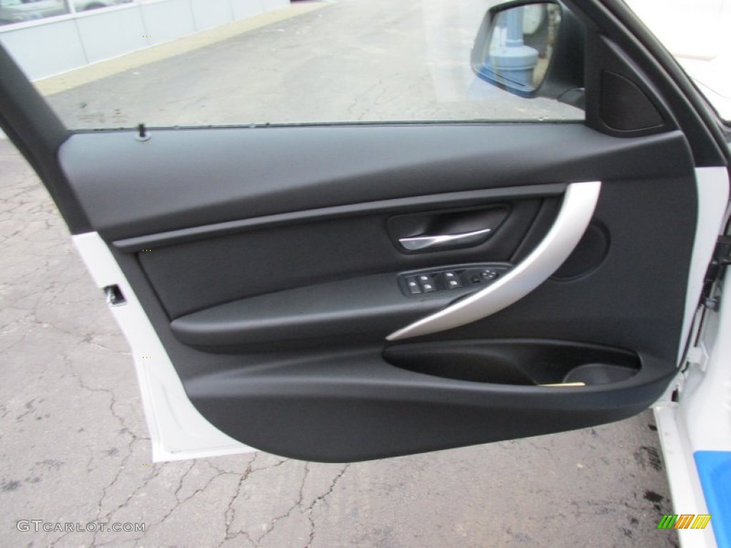 2015 3 Series 320i xDrive Sedan - Alpine White / Black photo #11