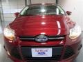 2014 Ruby Red Ford Focus SE Hatchback  photo #2