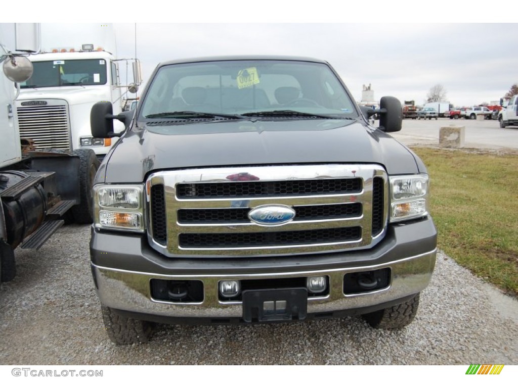 2006 F250 Super Duty Lariat SuperCab 4x4 - Dark Shadow Gray Metallic / Medium Flint photo #10