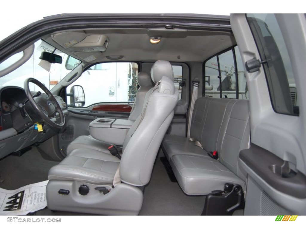 2006 F250 Super Duty Lariat SuperCab 4x4 - Dark Shadow Gray Metallic / Medium Flint photo #11