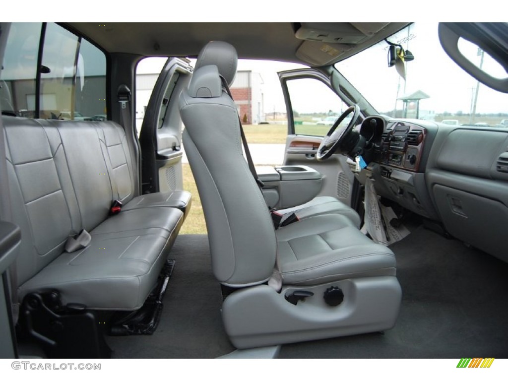 2006 F250 Super Duty Lariat SuperCab 4x4 - Dark Shadow Gray Metallic / Medium Flint photo #23