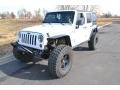 2012 Bright White Jeep Wrangler Unlimited Sport 4x4  photo #4