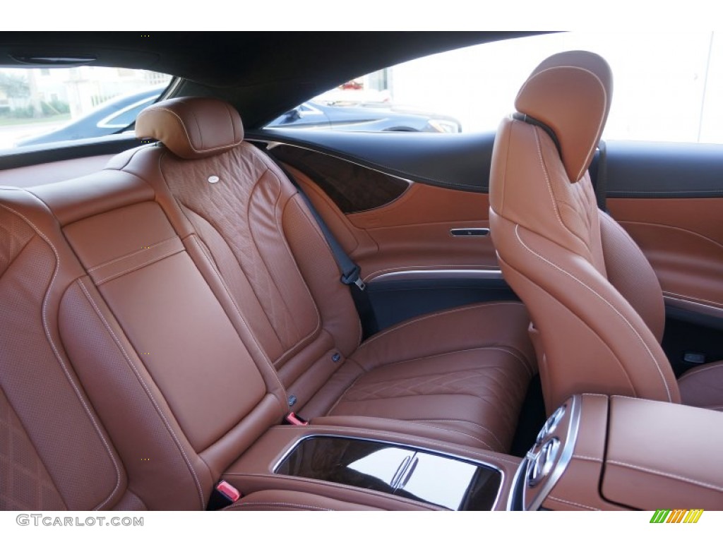 designo Saddle Brown/Black Interior 2015 Mercedes-Benz S 550 4Matic Coupe Photo #99997834