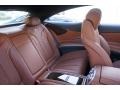 designo Saddle Brown/Black 2015 Mercedes-Benz S 550 4Matic Coupe Interior Color