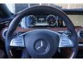 2015 Mercedes-Benz S designo Saddle Brown/Black Interior Steering Wheel Photo