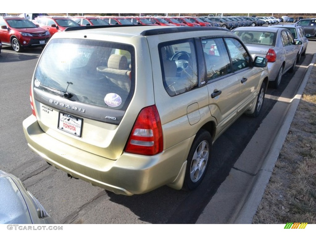 2004 Forester 2.5 XS - Sierra Gold Metallic / Beige photo #2
