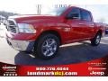 2015 Flame Red Ram 1500 Big Horn Crew Cab 4x4  photo #1