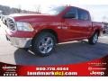 2015 Flame Red Ram 1500 Big Horn Crew Cab  photo #1