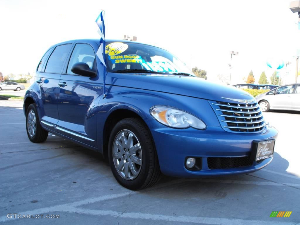 2006 PT Cruiser Limited - Electric Blue Pearl / Pastel Slate Gray photo #12