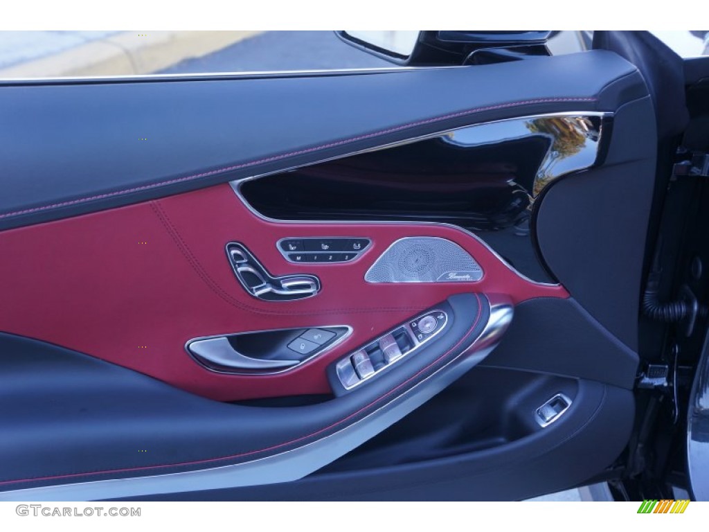 2015 S 550 4Matic Coupe - Magnetite Black Metallic / designo Bengal Red/Black photo #23