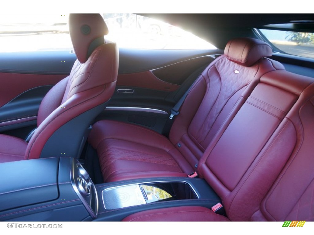designo Bengal Red/Black Interior 2015 Mercedes-Benz S 550 4Matic Coupe Photo #99999878