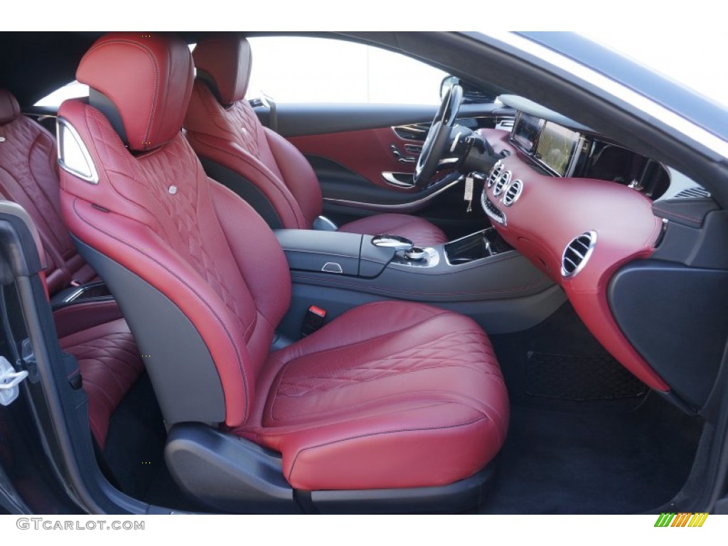 designo Bengal Red/Black Interior 2015 Mercedes-Benz S 550 4Matic Coupe Photo #99999997